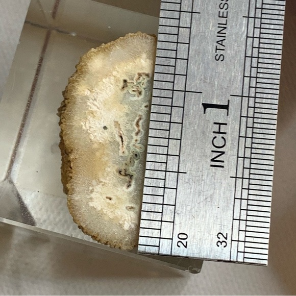 Las Torres Mine Uruguay Stalactite Slice Polished Crystal Display Specimen 1.4 - Picture 7 of 7